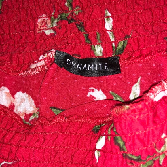 Dynamite off the shoulder blouse. Size medium. - Picture 3 of 3